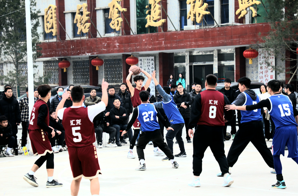 米河镇举行2024年‘汇龙杯’迎新春篮球友谊赛